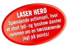 1 spil laserhero fra Bowl´n´Fun Silkeborg